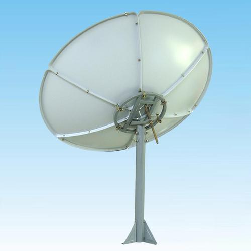 c波段240cm米立柱式卫星天线_三威通讯器材